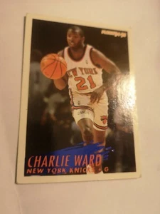 Fleer'94-95 NBA #161 New York Knicks Charlie Ward Karte Basketball Basketball Panini - Bild 1 von 2