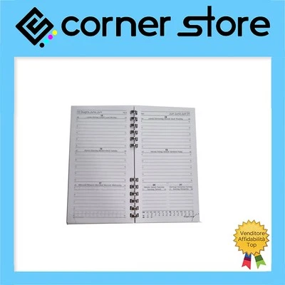 Intempo - Refill Ricarica Agenda Settimanale Orizzontale Mood 2026 - 9,5x17cm