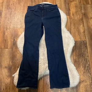 NYDJ Size 6 Barbara Bootcut Dark Wash Denim Jeans Lift X Tuck - Picture 1 of 9