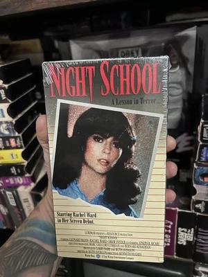 Brand New NIGHT SCHOOL VHS 1980 Horror Movie Film Rachel Ward Cult Slasher Rare - Image 1 of 4