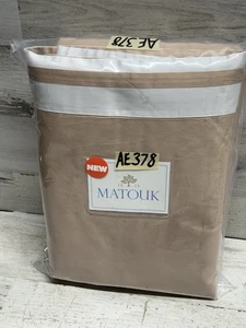 Matouk Alessandra Cotton Sateen Full / Queen Duvet Cover Ambrosia / Bone New - Picture 1 of 4