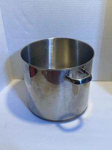 Vintage REVERE WARE 1801 Kupferboden 12 Quart QUART Suppentopf Pfanne Edelstahl OHNE DECKEL - Bild 1 von 3