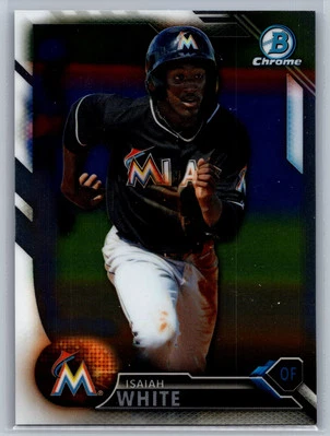 2016 Bowman Chrome #BCP203 Isaiah White Prospects *MI - Image 1 of 2