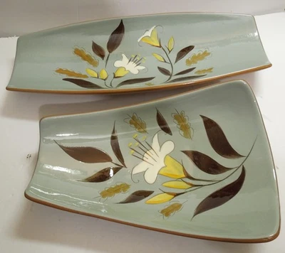 Vintage Stangl Pottery “Golden Harvest” Mid-Century Serving Dishes – Set of 2 - Image 1 of 4