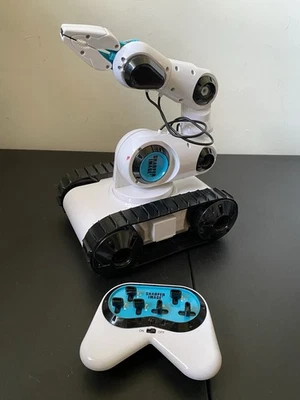 Sharper Image Robotic Arm with Spotlight Claw & Tank Tread STEM Toy TESTED Read! - Image 1 of 4