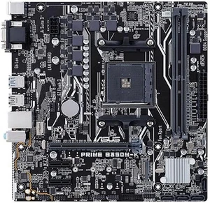 ASUS PRIME B350M-K AMD B350 Socket AM4 MATX DDR4 Motherboard TESTED - Picture 1 of 4