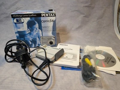 Pentax Optio S5n 5.0mp Compact Digital Camera - Charger And Box Only - Image 1 of 4