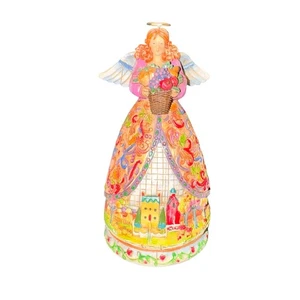 Jim Shore Heartwood Creek Bountiful Angel Figurine 2006 Enesco 5" Fall - Picture 1 of 6