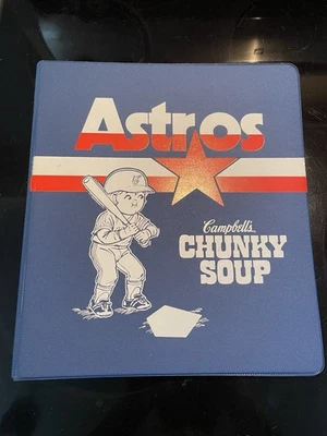 Vintage Rare HTF 80s Houston Astros Binder  - Image 1 of 4