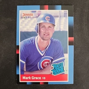 1988 Donruss Mark Grace RC - Picture 1 of 2