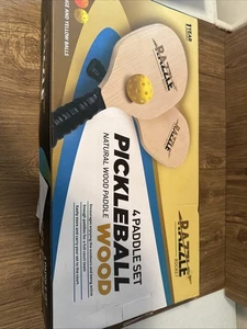 RAZZEL ROCKET, paquete de 4 paletas de madera Pickleball, modelo # 5000001342-PICKLEBL-LO2 - Imagen 1 de 4