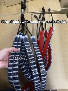 1Set Custom-made Remote APP Strips Kit : 2x200CM+4x80CM QUAD ROW LED (Two ends) - Bild 1 von 3