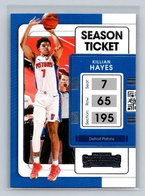 Killian Hayes 2021-22 Panini Contenders #78 Detroit Pistons - Image 1 of 2