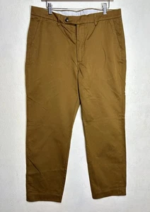 Spier & Mackay Slim High Rise Cognac Brown Mens Sz 36 Slacks Dress Pants - Picture 1 of 9