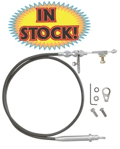 Lokar KD-2350HTBLACK - 42" Universal Black Housing GM TH-350 Kickdown Cable - Picture 1 of 3