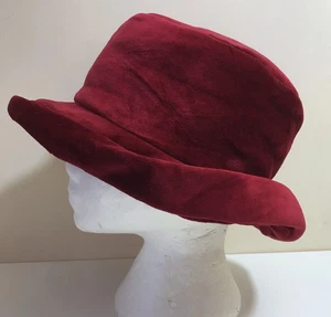 Joan Lee Sombrero de Terciopelo Azul Floppy Forrado Talla Única M/L - Leer - Imagen 1 de 7