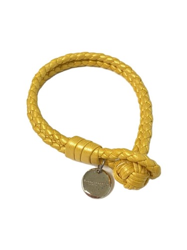 BOTTEGA VENETA Bracciale Intrecciato Pelle Oro Uomo