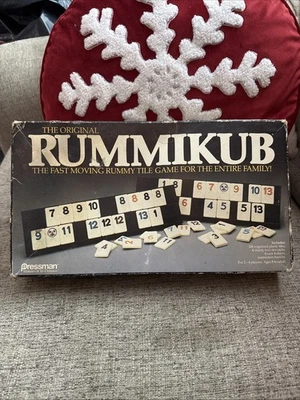 Complete Vintage 1980 Pressman RUMMIKUB Tile Game - Fun Group Game - Image 1 of 3
