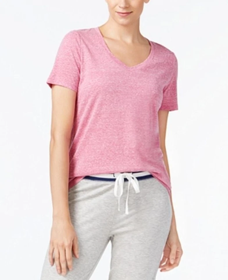 Jenni V-Neck Pajama T-Shirt Plum Sorbet XL - Image 1 of 1