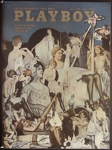PLAYBOY July 1972 LINGERIE Carol O'Neal PAULA PRITCHETT Paula Kelly @ EX+ - Picture 1 of 5