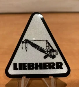 Liebherr Gitterausleger Kran Union Hardhat Betriebsingenieure Ölfeld Aufkleber - Bild 1 von 1