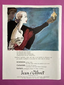 Pub Parfum Jean d'Albret Pierre Simon Coty Meteor 1948 parfum vintage ancienne - Picture 1 of 4