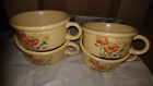 Treasure Craft Wildflowers Soup Bowl Mug Set Of 4   5 1 4 858 Usa Crockery Inc
