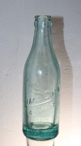 QUINCY FLA LIME COLA SODA BOTTLE STRAIGHT SIDE - Picture 1 of 11