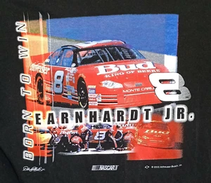Camiseta De Colección Dale Earnhardt Jr #8 NASCAR Racing Budweiser Monte Carlo X Grande - Imagen 1 de 12