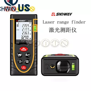 SNDWAY LCD Digital Laser Entfernungsmesser 50/60/80/100M Diastimeter Messgerät - Bild 1 von 28