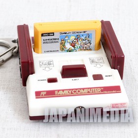 (JUNK ITEM) Nintendo Family Computer Super Mario Cassette Figure KeyChain NES