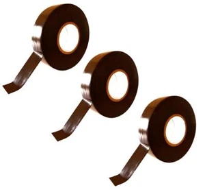 3 Rollen Isolierband 19mmx25m schwarz - Bild 1 von 2