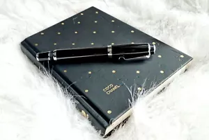 Roller Ball Pen Classic Office Silver Metal Black Gift Teacher Luxury - Foto 1 di 8