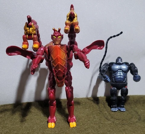 Transformers  Animorphs /Inferno Creature VTG 1998+Marco Gorilla action figure Cover