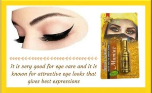 Textsoft Natural Black Surma, Delux Surma, Long Lasting Smudgeproof & Waterproof - Picture 1 of 4