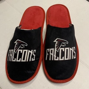 Atlanta Falcons Big Logo Color Edge Slippers Size L 11-12 FOCO NFL Men's NFL - Picture 1 of 4