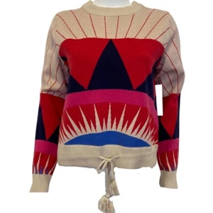 Nie vollständig gekleideter aztekischer Quastenpullover UK klein - Bild 1 von 7