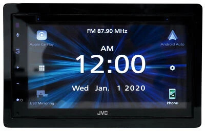JVC KW-V660BT 6.8" Car Monitor CD/DVD Receiver w/Apple Carplay/Bluetooth/Android - Image 1 of 4