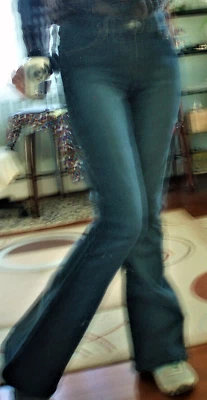 Denim Midrise flare jeans, size 1, waist 29", stretch, blue, Mudd - Image 1 of 4