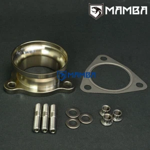 3 Bolt to 3" Turbo Dump Pipe Flange adapter kit For TD05 TD06 Kubota Kobelco - Picture 1 of 10
