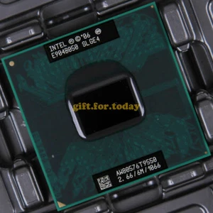 INTEL CORE 2 DUO T9550  2.66 GHZ/6M/1066MHZ (SLGE4) Socket P CPU PROCESSOR - Picture 1 of 4