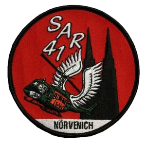 Aufnäher  SAR-Rettungshubschrauber 41 Nörvenich ca 10 cm mit Klett u Gegenstück - Bild 1 von 1