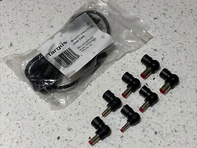 Enchufe de carga y cable de alimentación para computadora portátil de 7 PIEZAS para TARGUS ACP71AU y ACP77 USB 3.0 Foto 1 de 4