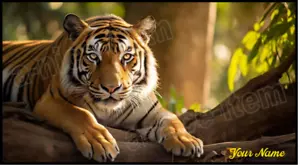 Tiger Vinyl personalisierter Scheckbucheinband (siehe Video) - Bild 1 von 6