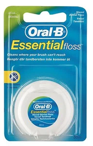 Oral-B Essential Floss Waxed Mint 50m - Picture 1 of 3