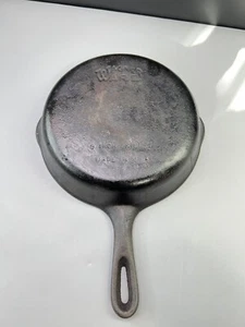 Vintage WAGNER WARE #6  9 in Cast Iron Skillet Made In USA - Foto 1 di 8