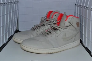 Nike Air Jordan Retro 1 High Nouveau 819176-050 Mens Gray Sneakers Shoes US 11.5 - Picture 1 of 7