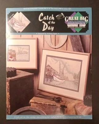 Catch of the Day Counted Cross Stitch Patterns True Colors International VCL20 - Image 1 of 2