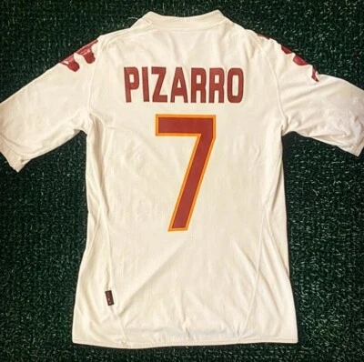 PIZARRO ROMA MATCH WORN SHIRT SEASON 2007-2008 - Immagine 1 di 4