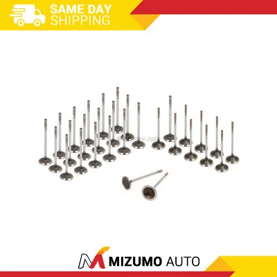 Intake Exhaust Valves Fit 05-15 Ford F-250 F350 F450 Super Duty 6.8L 30V - Image 1 of 4